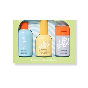 Bubble brightening skin care